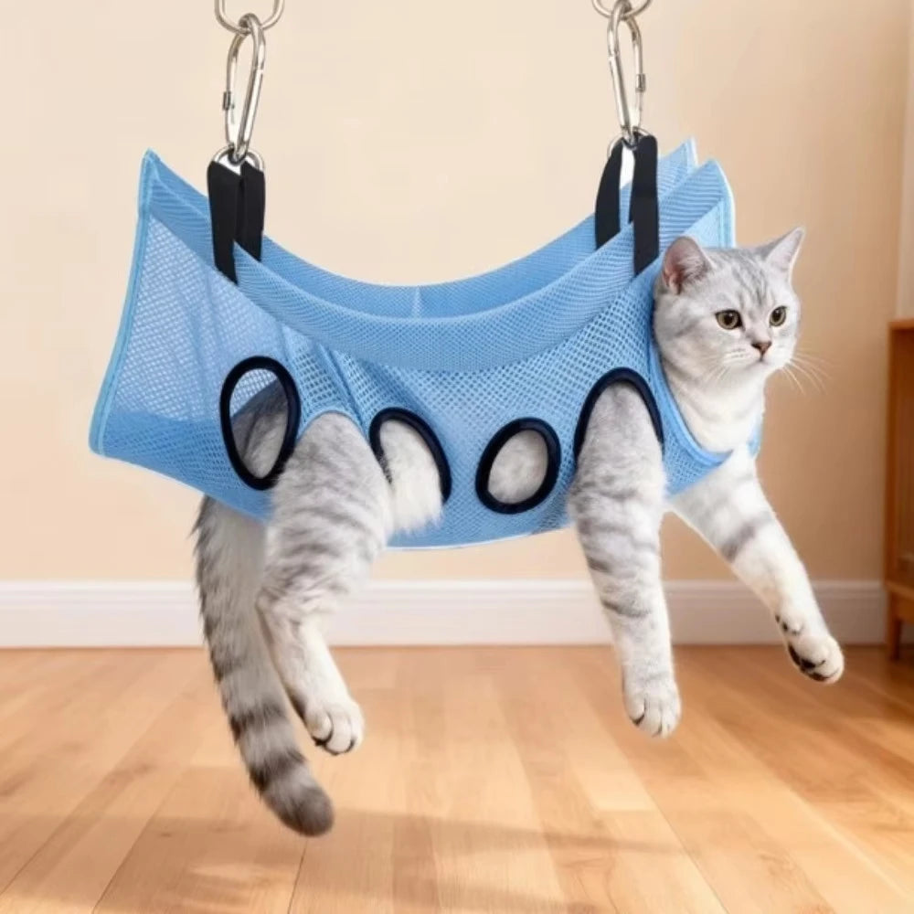 Foldable Pet Bathing Stand With Hammock