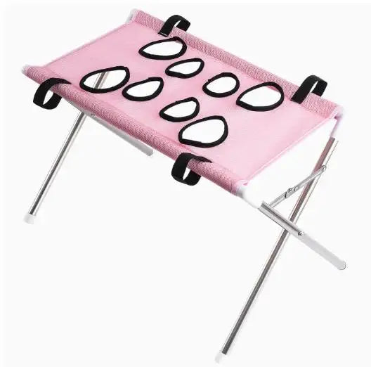 Foldable Pet Bathing Stand With Hammock